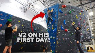 Can a First Time Climber send V2?