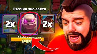 Só posso escolher a carta do MEIO na nova rankeada de esc...