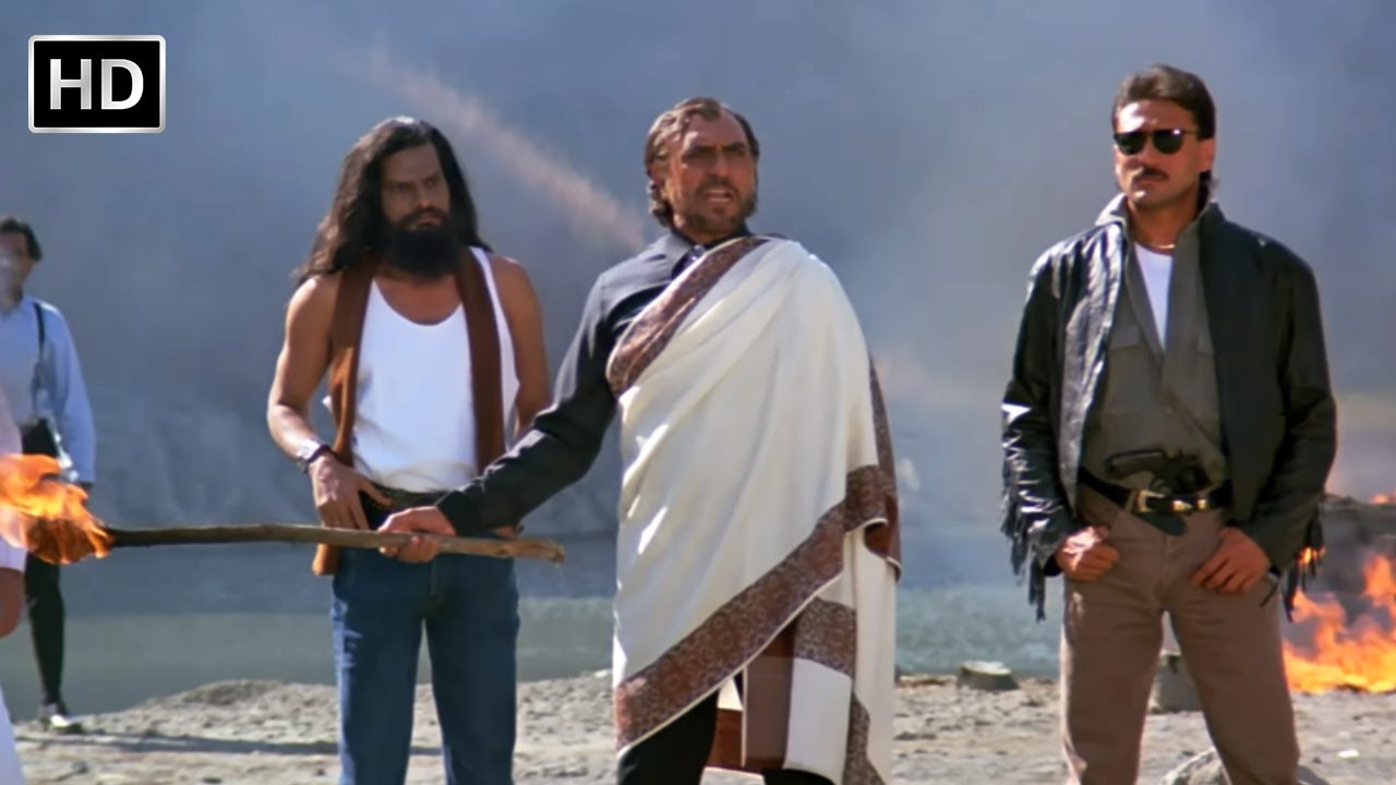 तुझे यही लाकर फूकुंगा | TRIDEV Movie Scene (HD) | Amrish Puri