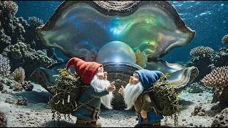 Tiny Sea Gnomes Discover Giant Hidden Ocean Treasures! 💎 3D Fantasy World