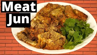 Meat Jun | A TASTY Korean Meat Dish!! 🇰🇷🥩