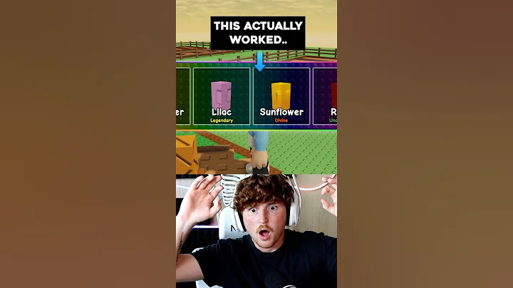 Caylus Gets The Rainbow Sunflower In Grow a Garden..