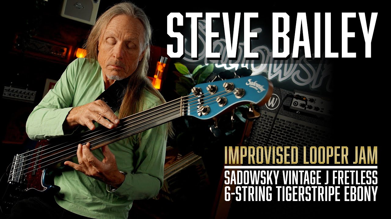 Steve Bailey Neotas Steve Bailey Improvised Looper Session - Sadowsky Basses | Sadowsky 6 ...