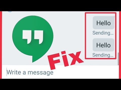 How To Fix Google Hangout Can&rsquo;t send a message | SMS Not Send Problem in Android