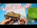 Tamiya 1/35 Panzer II F, Full Build, Part 2 - Basic Armour Modelling
