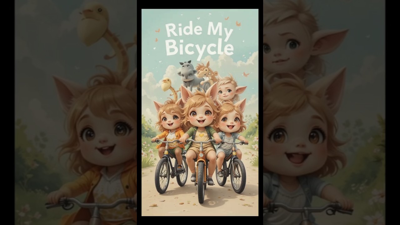 🚲 Ride My Bicycle! Fun Kids Nursery Song 🎵 