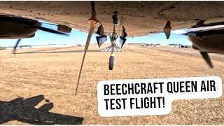 Beechcraft B65 Queen Air Test Flight.