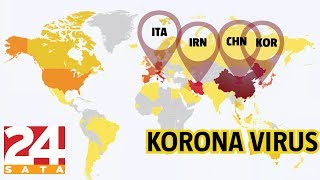Mapa: Korona virus u svijetu!