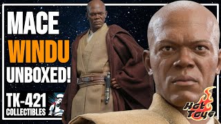 Hot Toys MACE WINDU MMS681 Unboxing & Review Attack of the Clones