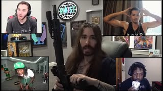 ''He Owned You Bro!'' Streamers React To Moistcr1tikal's Guns | Part 4