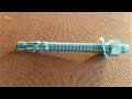 How to installed wedge anchor bolt part 3