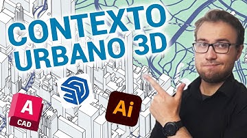Cómo crear un Contexto Urbano en 3D o 2D | Fácil y Rápido