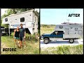 We Gave her a Face Lift! COMPLETE DIY Exterior Truck Camper Build! - Terra Tula