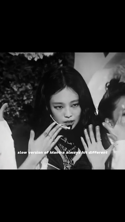 Slowed version of mantra always hit different ✨😭 #shorts #blackpink #blink