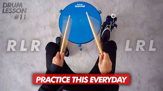 THE SECRET TO STRONGER HANDS - Beginner Drum Lesson #11