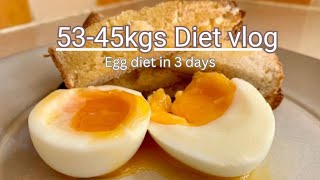 I Lost 2.3Kgs Egg Diet In 3 Days How I Lose Belly Fat Fast? See Results Diet Vlog