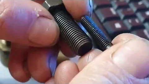 Como identificar o tipo de rosca?