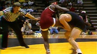 Oklahoma vs Iowa Wrestling 1986 Iowa City | Iowa PBS Archives