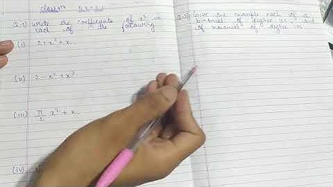 Polynomial, Class 9, question 2,3, exercise 2.1, Chapter 2, Royal study point, Shivam Sahu.
