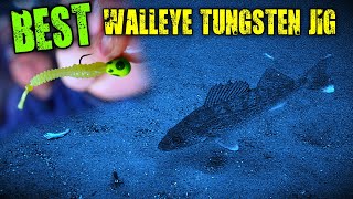 Walleye Ice Fishing with Tungsten Jigs (Underwater Footage)