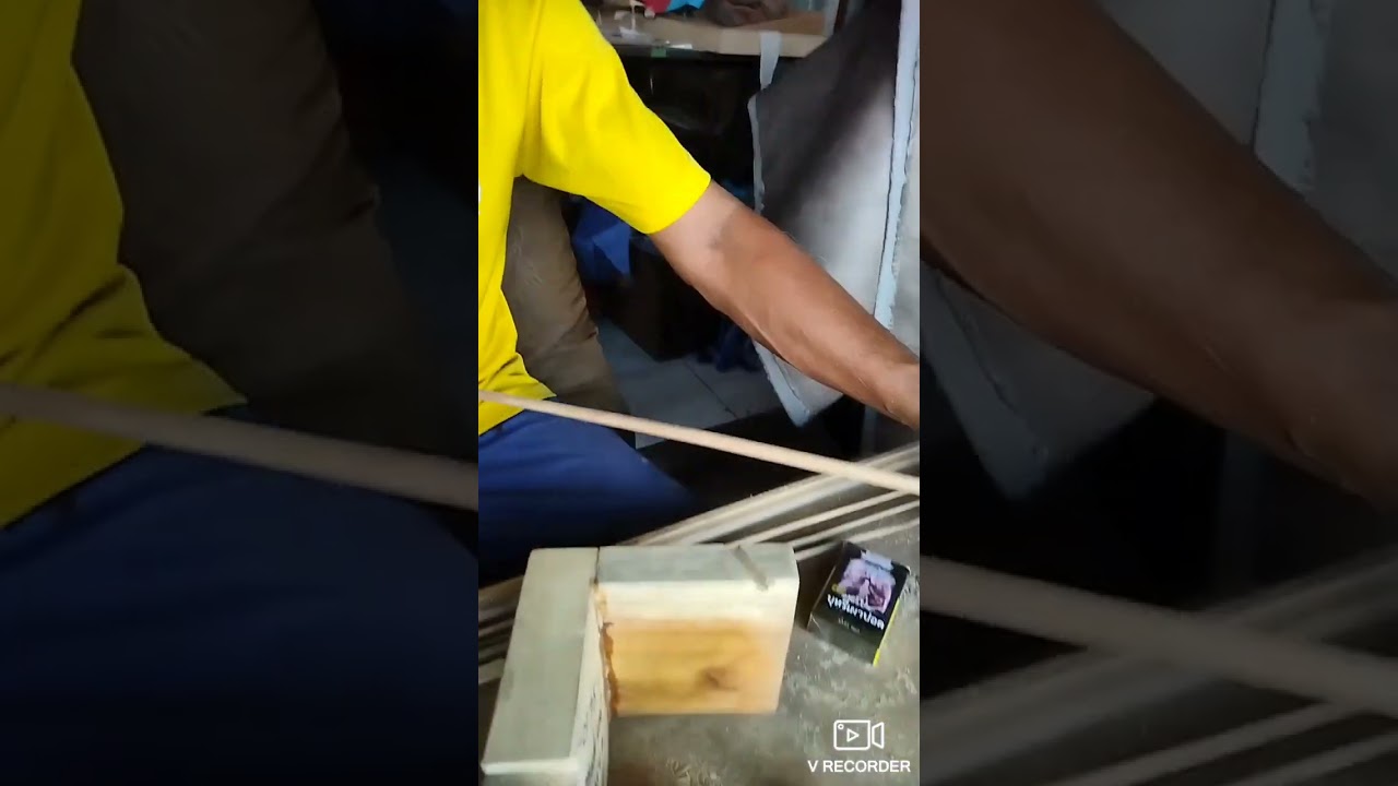 #วิธีการดัดไม้ไผ่ทำว่าวให้ตรงตามใจสั่งได้