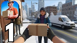 Parcel Delivery Simulator - Full Gameplay Walkthrough Part 1 New Tutorial Review (Android ios)