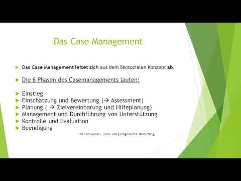Video: Was ist ein Case-Management-Prozess?