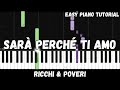Ricchi E Poveri Sarà Perché Ti Amo Easy Piano Tutorial Ricchi E Poveri Sarà Perché Ti Amo Easy Piano Tutorial