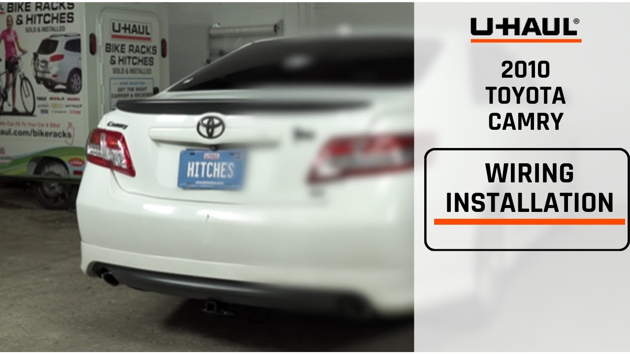 2010 Toyota Camry UHaul Trailer Wiring Harness Installation YouTube