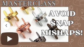 Stop Snap Struggles! Perfect Magnetic Snap Installation Tips