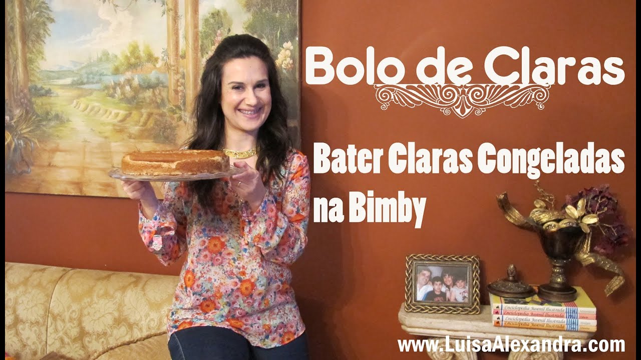 Bater Claras Congeladas na Bimby • Bolo de Claras • www.luisaalexandra.com