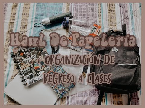 Haul de Papelería + Organización de regreso a clases presenciales💕  I Karla Creates
