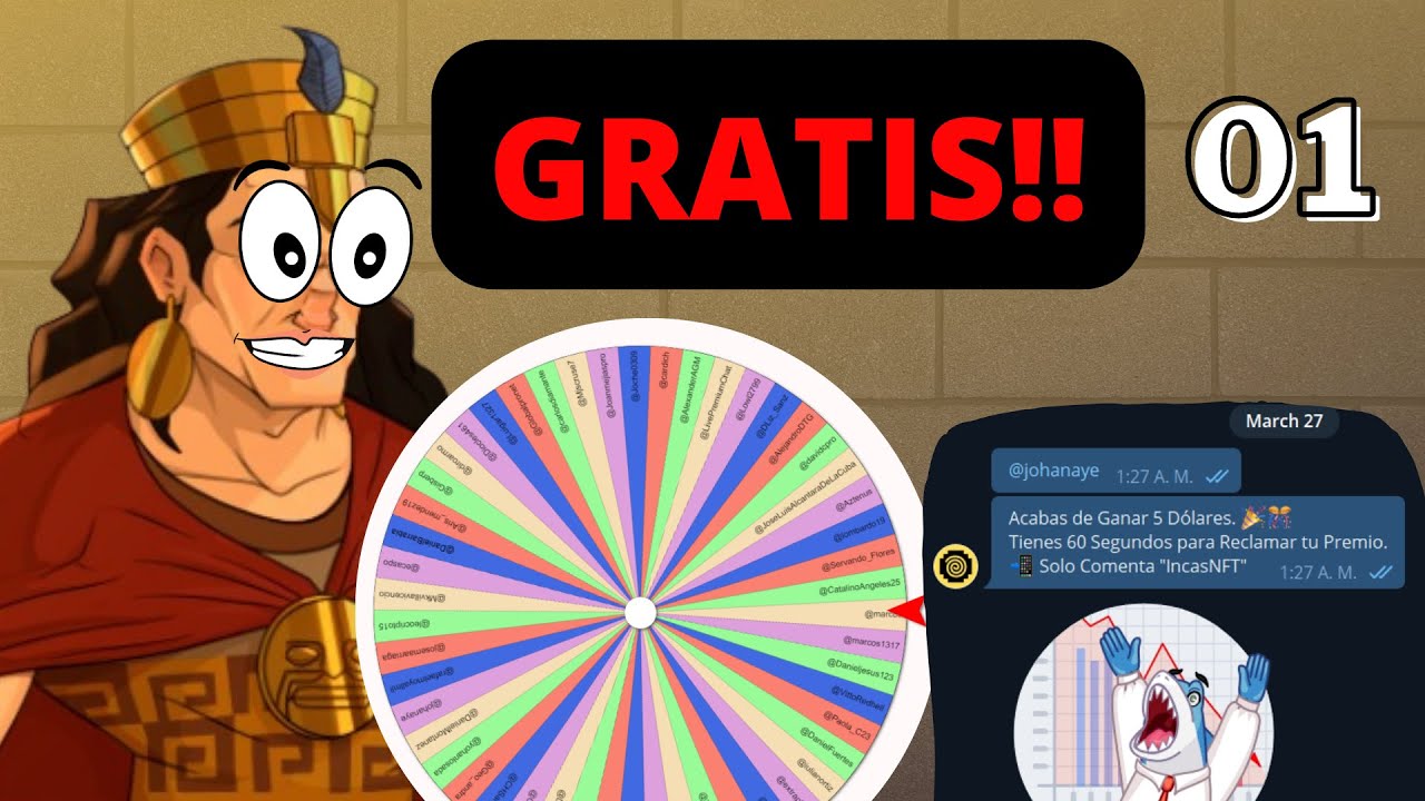 🔴 Sorteo Para Ganar Dinero Fácil y Rápido [1] - IncasNFT