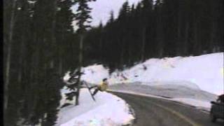 Front Flip Over Moving Car | Snowboarding