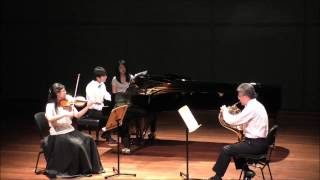 J  Brahms Horn Trio in E flat Major Op 40 1 & 2 mov.