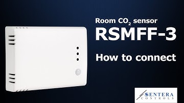 How to connect room CO2 sensor RSMFF-3