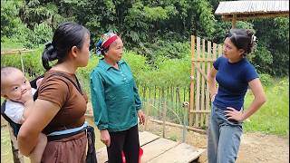 The girl's sudden appearance caused Hang's mother great anxiety.