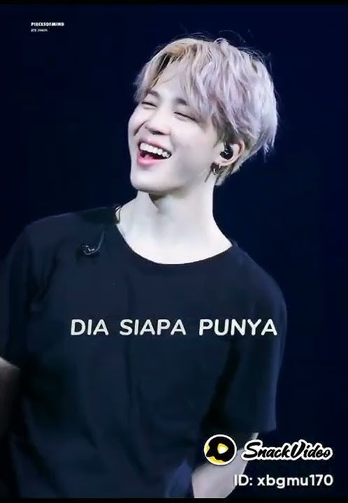Park Jimin Pake Baju hitam