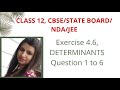 Exercise 4.6 class12 maths ncert