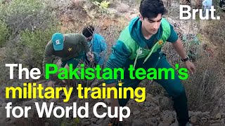 The Pakistan team’s military training for World Cup