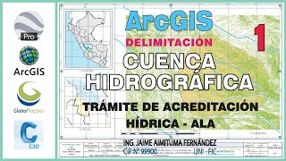 CUENCA HIDROGRÁFICA  DELIMITACIÓN CON ArcGIS