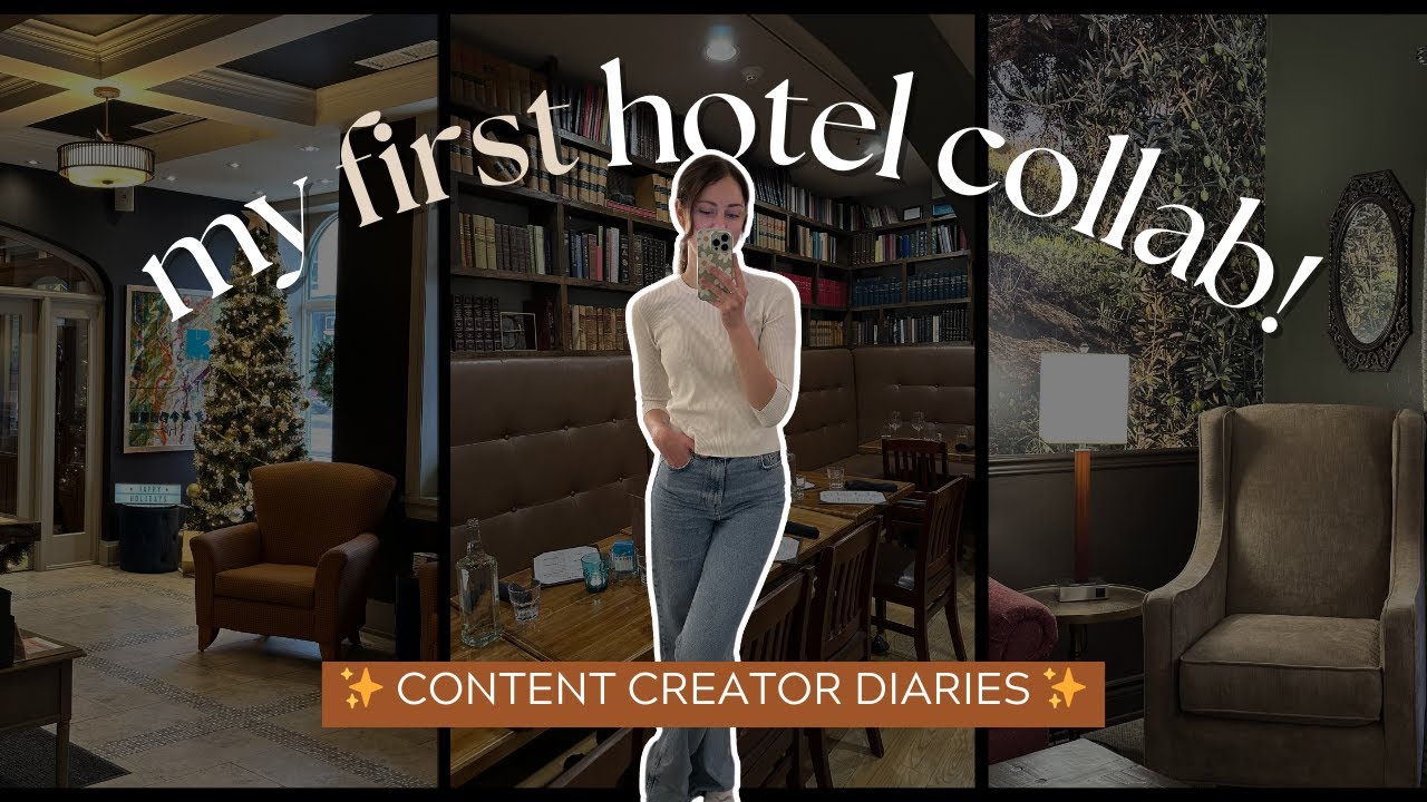 my first hotel content marketing collaboration!! | UGC content creator diaries