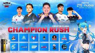 🔴 LIVE: DECIDER DAY! ZTE nubia Free Fire Creators Clash | 3.1 Lakhs Prize & Giveaway! screenshot 5