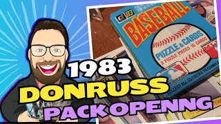 1983 Donruss Delight: Unwrapping Baseball History in Every Card. Pack Opening