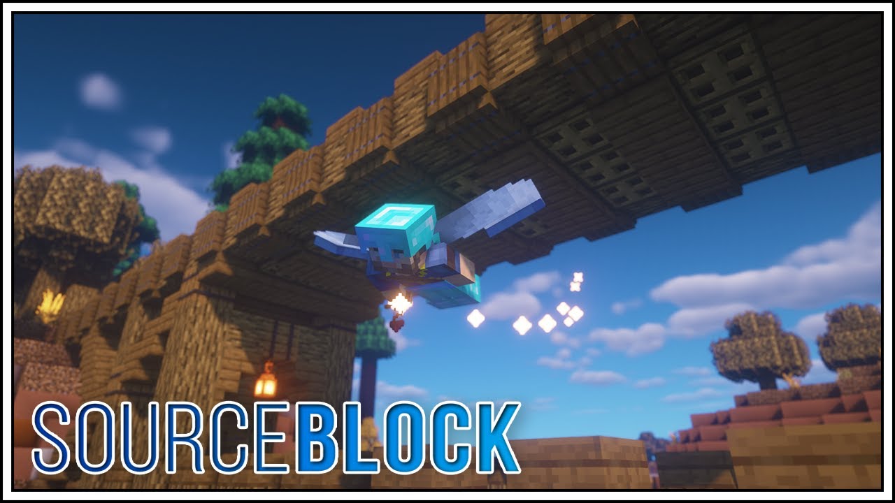 SourceBlock: Episode 24 - BRIDGE TO NEW LANDS!!! [Minecraft 1.14 Survival Multiplayer]