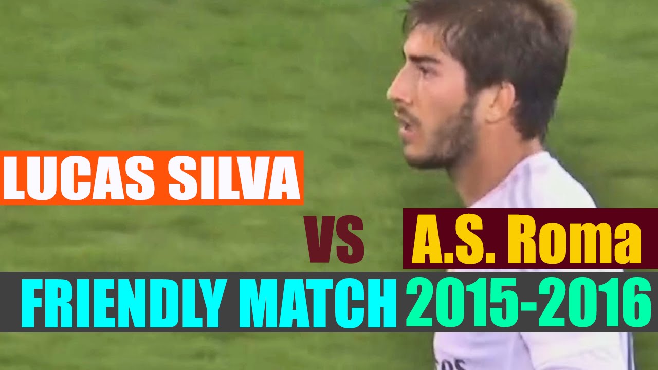 Lucas Silva vs A.S ROMA | 18.07.2015 | FriendlyMatch | Real Madrid vs Roma 0 - 0 [HD]
