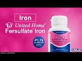 United Home Fersulfate Iron New Radio Commercial