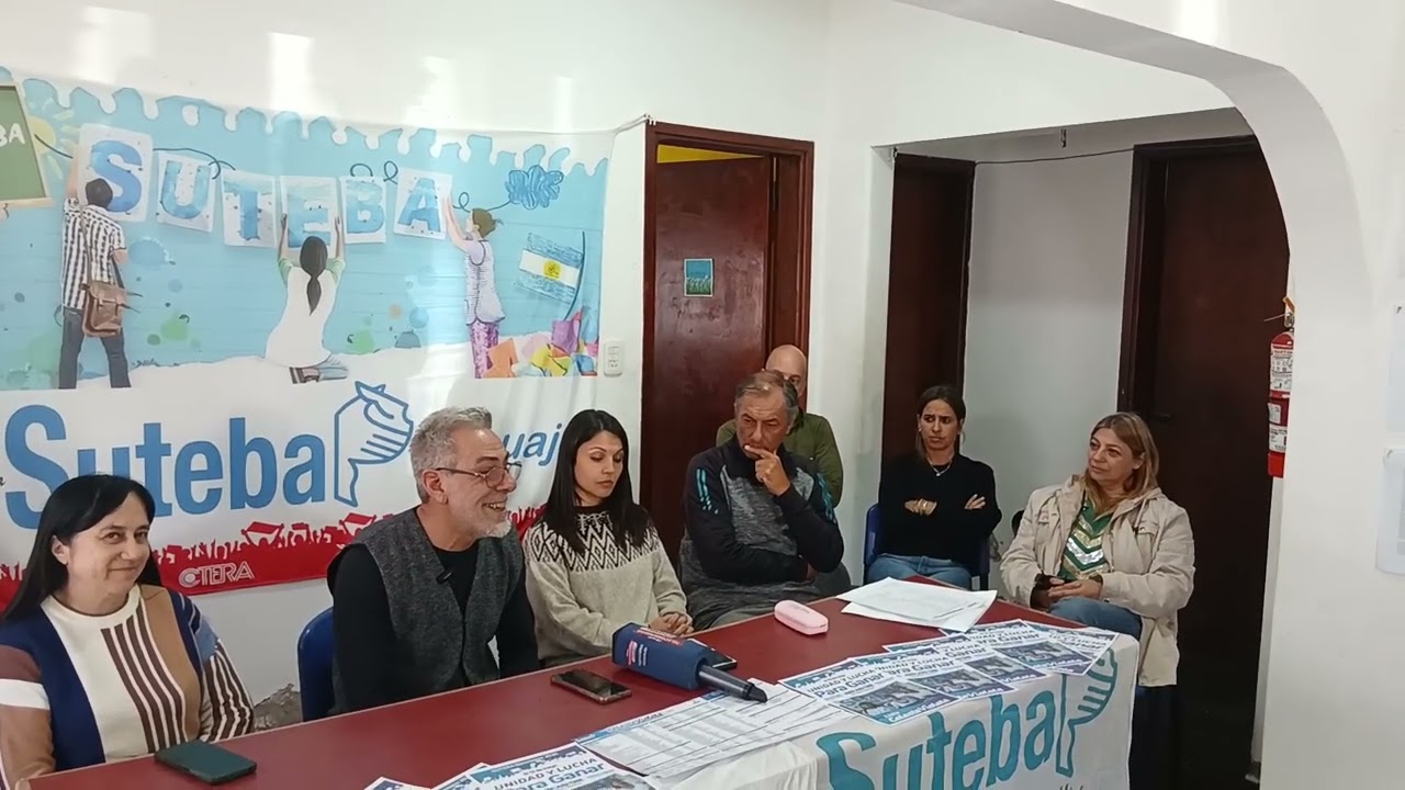 Conferencia de prensa SUTEBA
