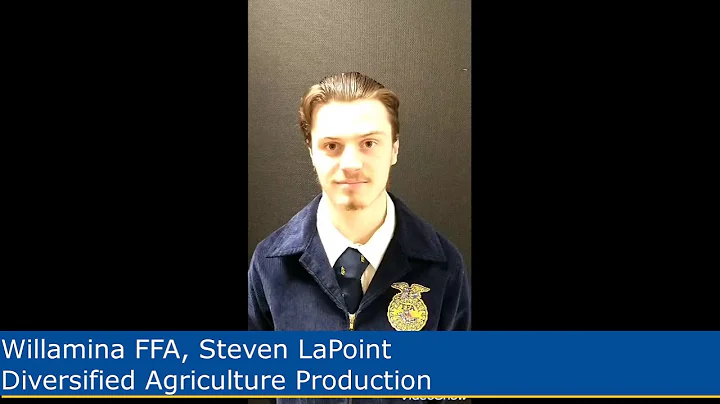 Diversified Agricultural Production Steven LaPoint