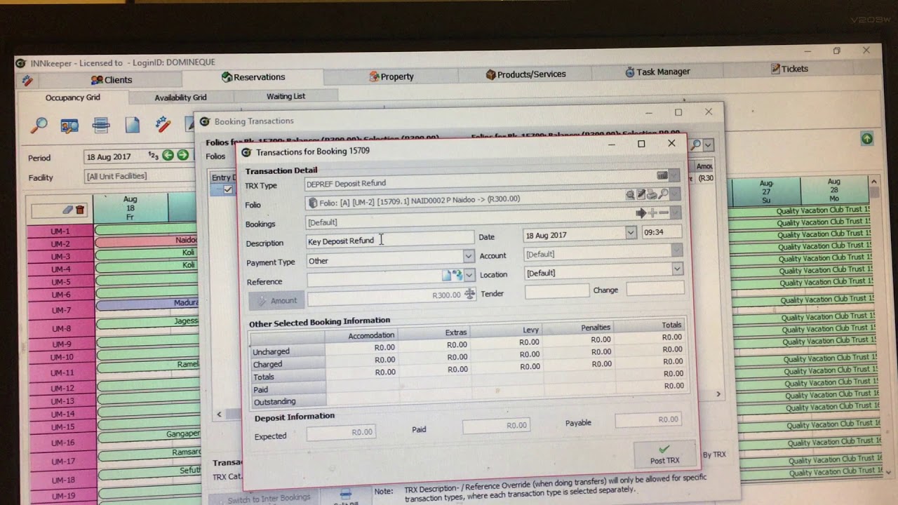 Front Office Transactions How to do a cash refund YouTube